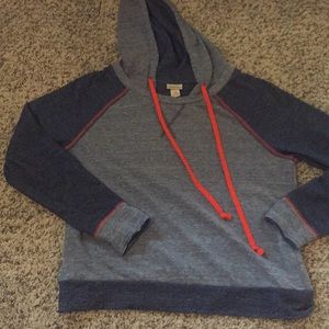 Navy and Orange Hoodie